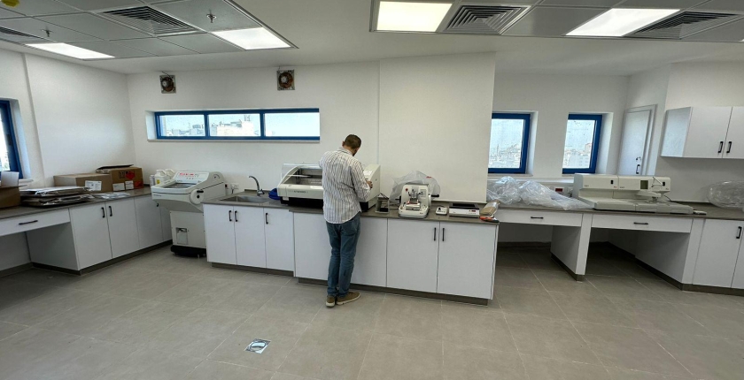 Equipment installed at the Palestine Medical Center - Women Healthcare Center